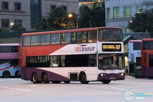 Bus 127 - SBS Transit Volvo B10TL (SBS9828X)