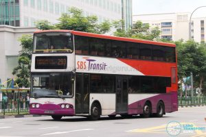 Bus 293 - SBS Transit Volvo B10TL (SBS9830M)