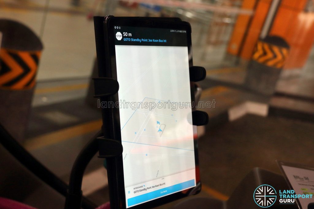 On-Demand Public Bus - Tablet with BusGo Driver Application