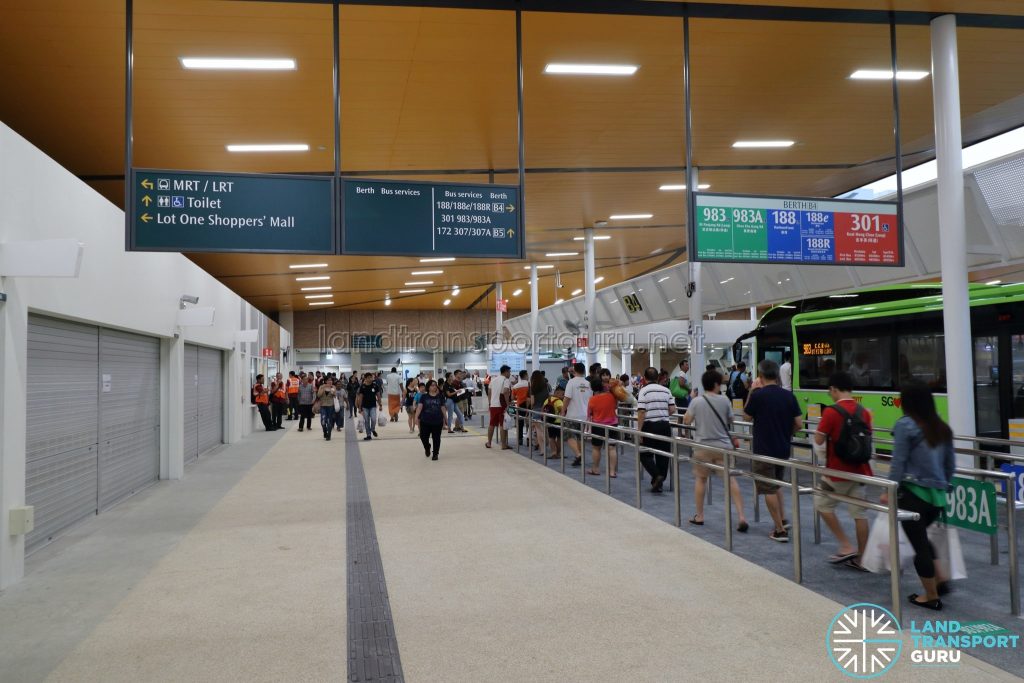 New Choa Chu Kang Bus Interchange - Concourse, Berth B4 & Retail Shops