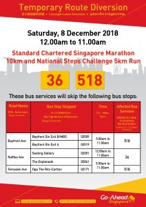 Go-Ahead Singapore Poster for Standard Chartered Singapore Marathon 10km & National Steps Challenge 5km Run (2018)