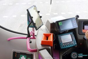 On-Demand Public Bus - Tablet with BusGo Driver Application