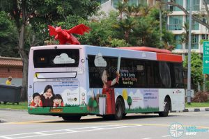 3D Advertising by Moove Media on Scania K230UB