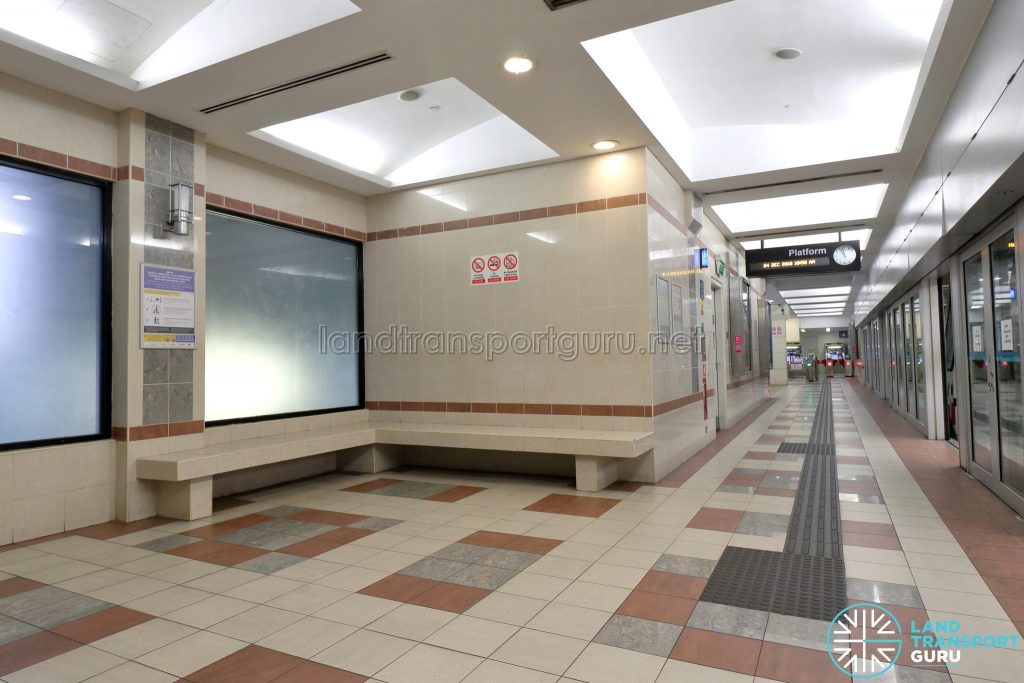 Ten Mile Junction LRT Station - Platform Waiting Area