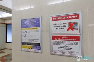 Ten Mile Junction LRT Station - Notice Board