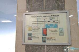 Ten Mile Junction LRT Station - BPLRT Emergency Equipment Poster