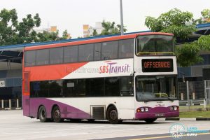 Off Service - SBS Transit Volvo B10TL (SBS9813M)