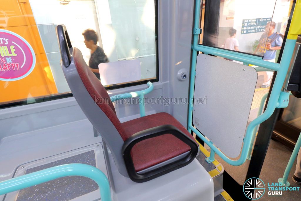 Volvo B5LH - Front Single Priority Seat