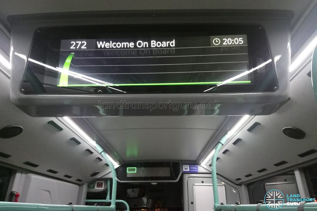 Volvo B5LH: Passenger Information Display System (Welcome On Board / Blank)