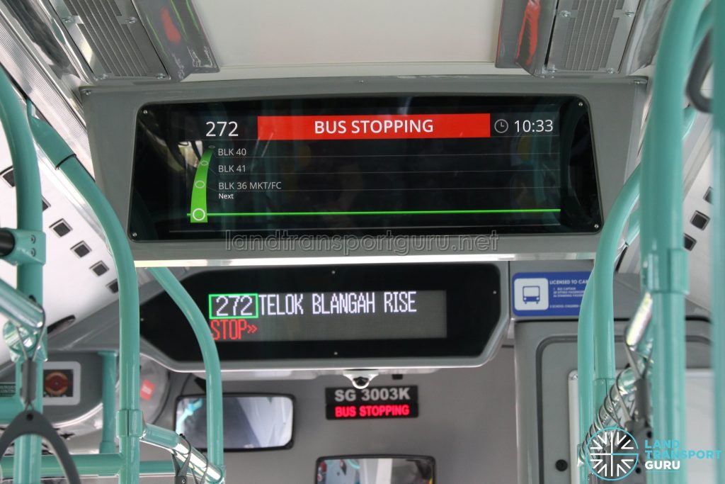 Interior PIDS for Volvo B5LH Buses (Bus Stopping)