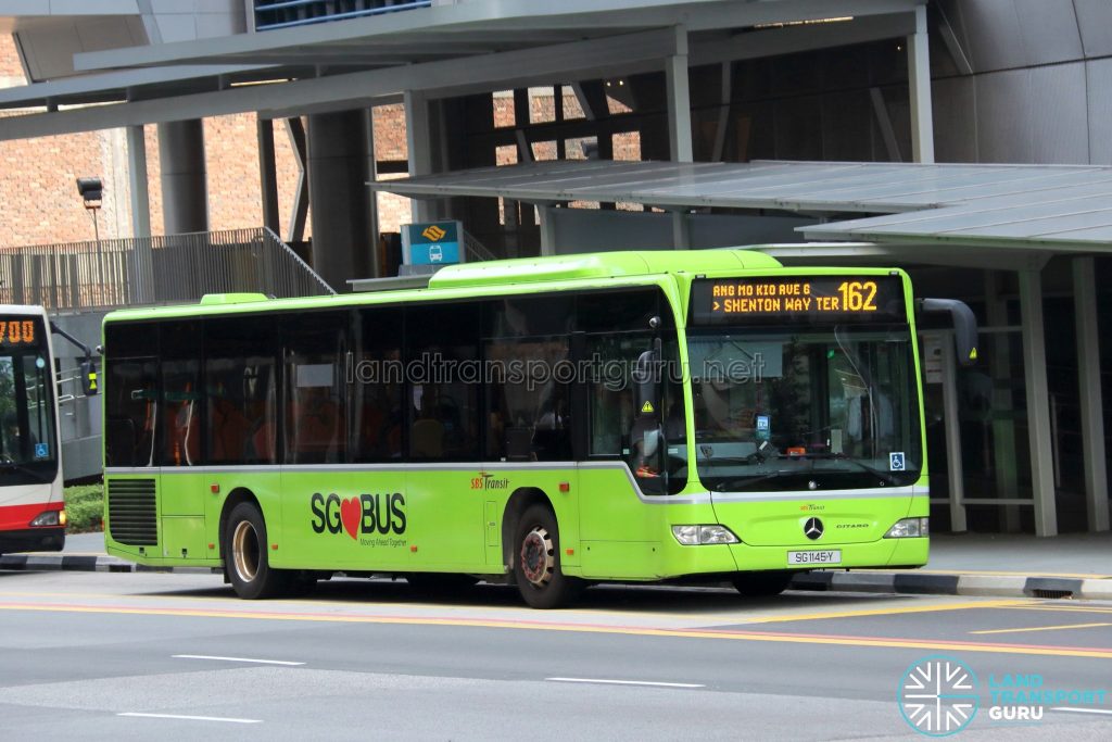 Bus 162 - SBS Transit Mercedes-Benz Citaro (SG1145Y)