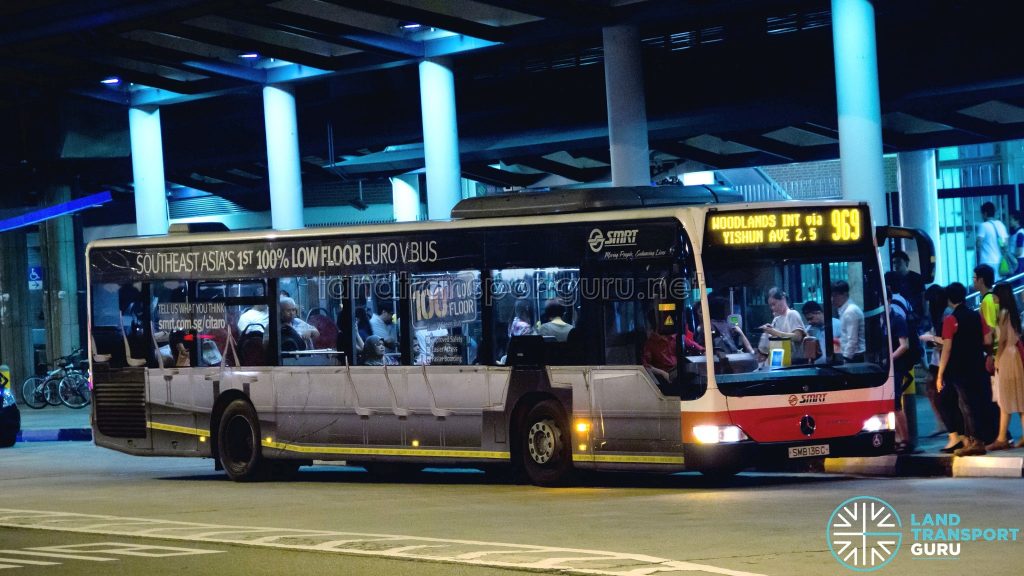 Service 969 - SMRT Mercedes-Benz Citaro (SMB136C)