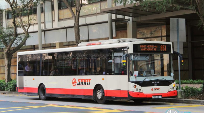 Bus 851 - SMRT Buses MAN A22 (SMB138Y)