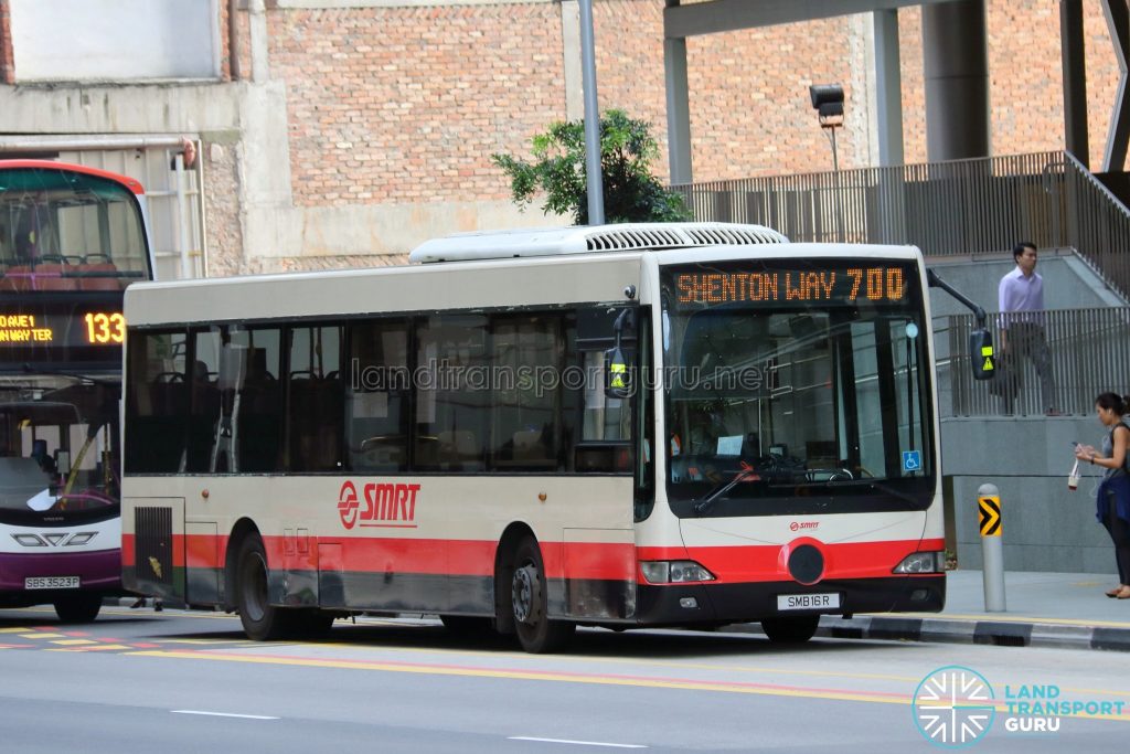 Bus 700 - SMRT Buses Mercedes-Benz OC500LE (SMB16R)