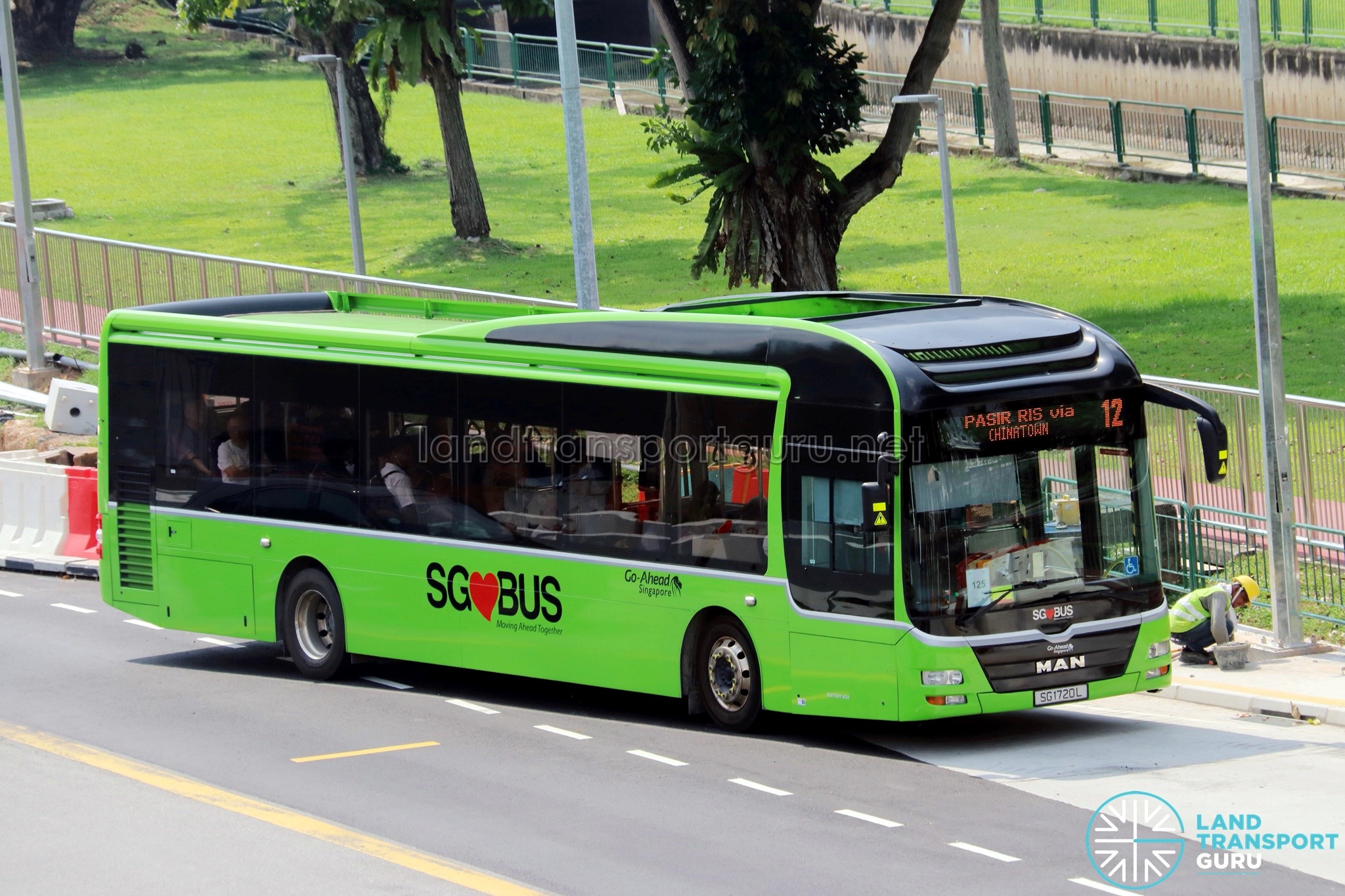 Bus 12 - Go-Ahead MAN A22 (SG1720L)