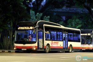 On-Demand Public Bus (Night Bus) NB-1 – SMRT MAN A22 (SMB206J)