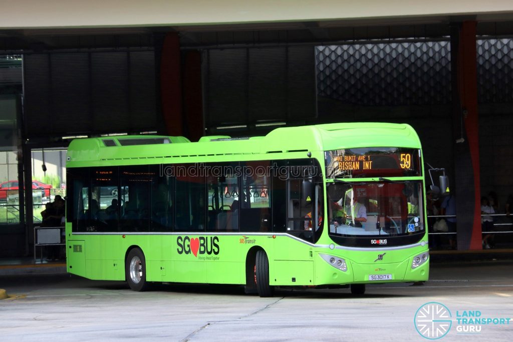 Bus 59 - SBS Transit Volvo B5LH (SG3017X)