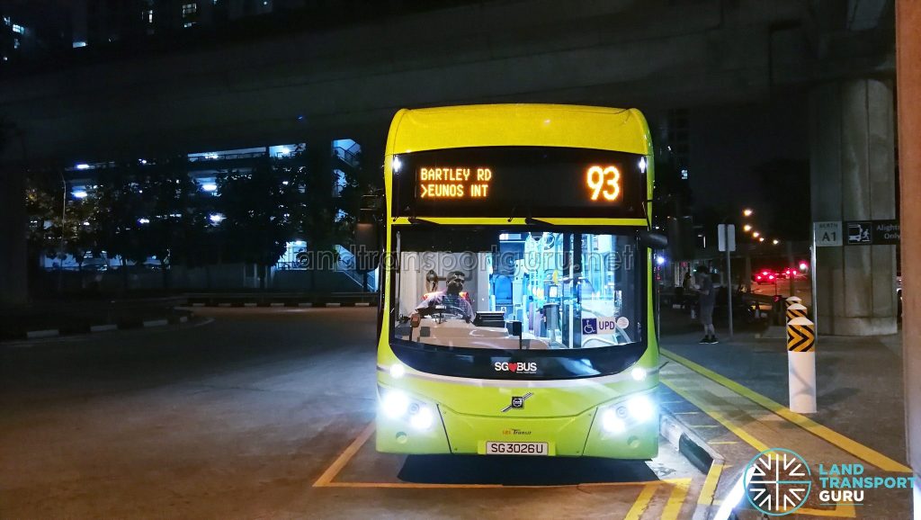 Bus 93 - SBS Transit Volvo B5LH (SG3026U)