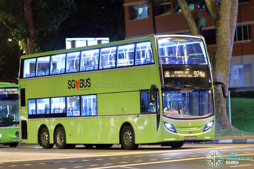 Bus Service 974A - Tower Transit ADL Enviro500 (SMB3513C)