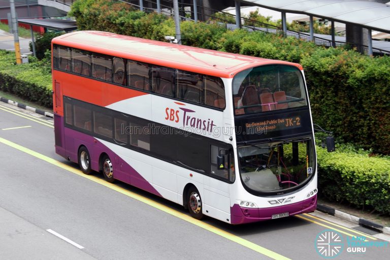 On-Demand Public Bus (Joo Koon) JK-2 – SBS Transit Volvo B9TL Wright ...