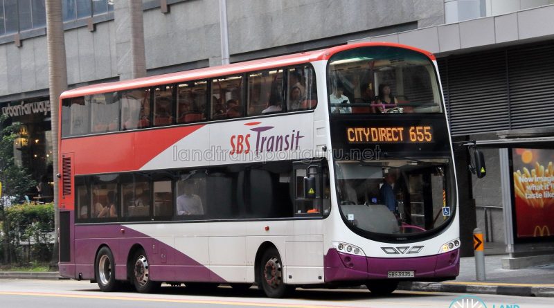 SBS Transit City Direct Bus Service 655 | Land Transport Guru