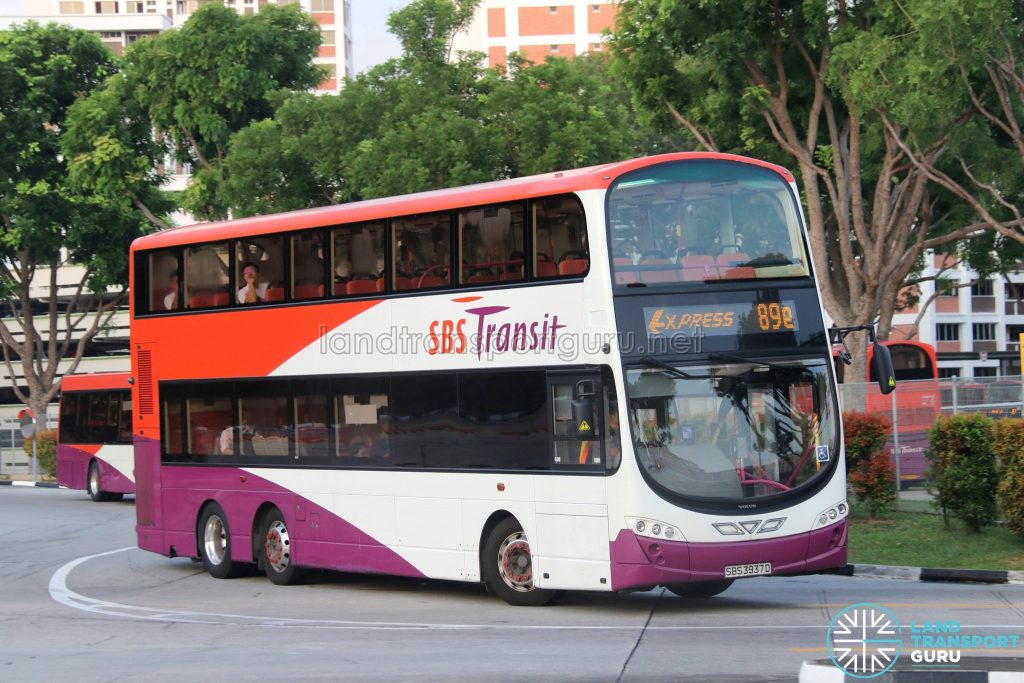 Bus 89e - SBS Transit Volvo B9TL Wright (SBS3937D)