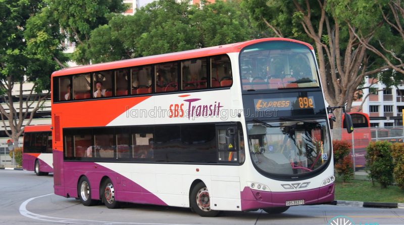 Bus 89e - SBS Transit Volvo B9TL Wright (SBS3937D)