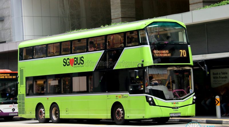 Service 70 - SBS Transit Volvo B8L (SG4003D)