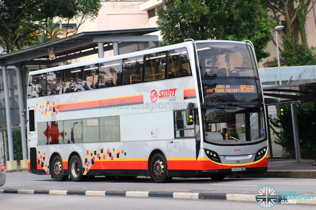 Service 856A - SMRT ADL Enviro500 (SMB5078D)