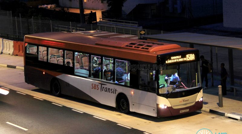 Bus 158A - SBS Transit Scania K230UB Euro V (SBS5237C)