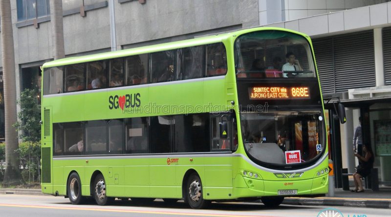 SMRT Express Bus Service 868E | Land Transport Guru