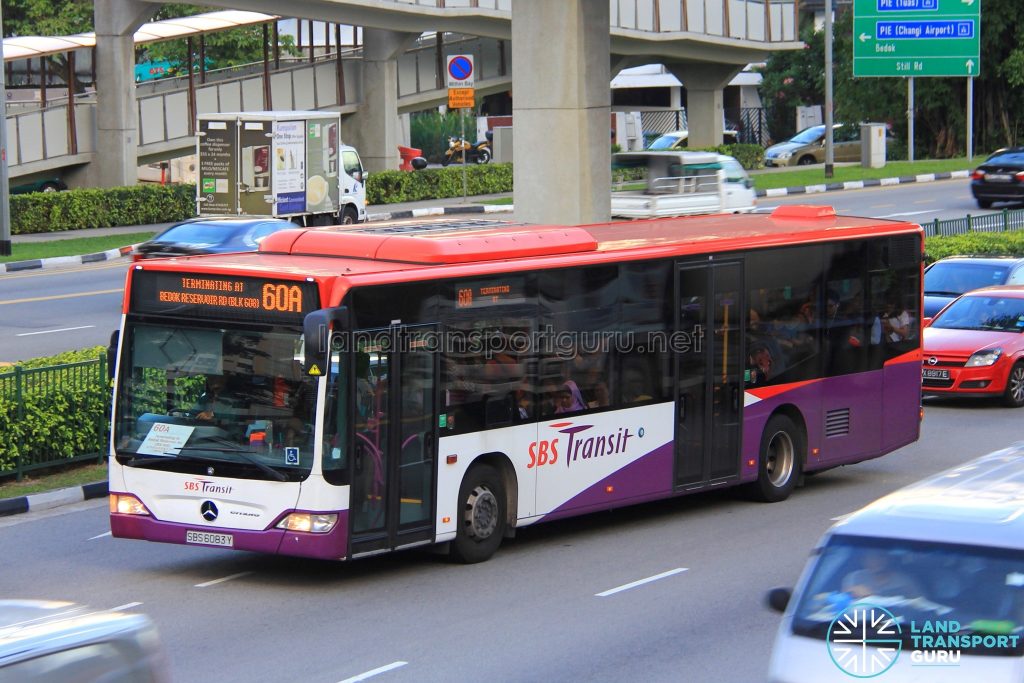 Bus Service 60A - Mercedes-Benz Citaro (SBS6083Y)