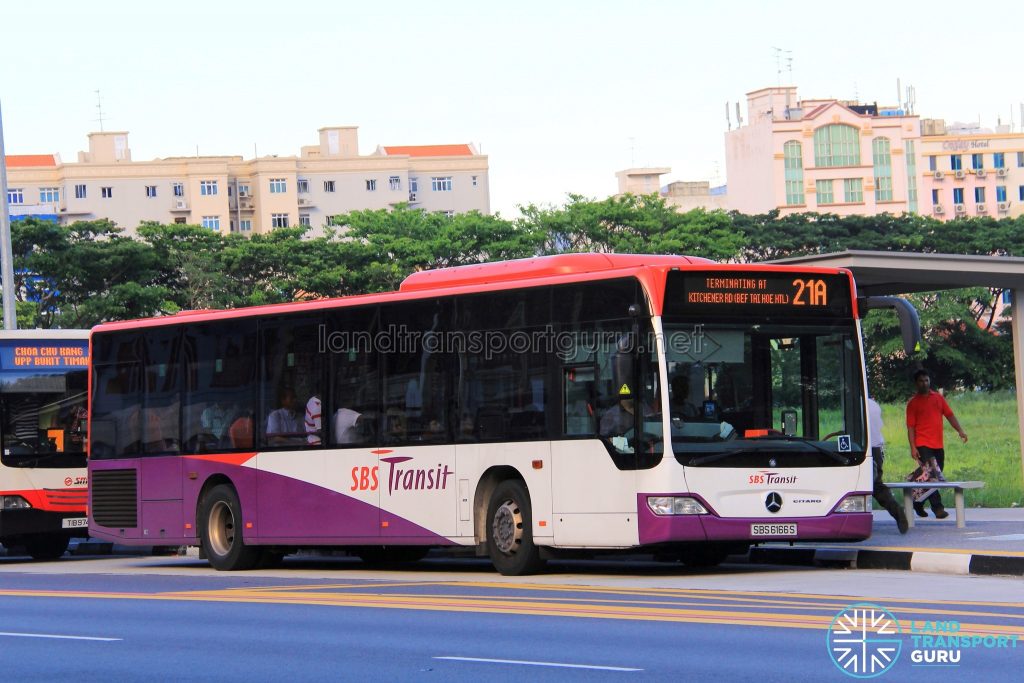 Bus Service 21A - Mercedes-Benz Citaro (SBS6166S)