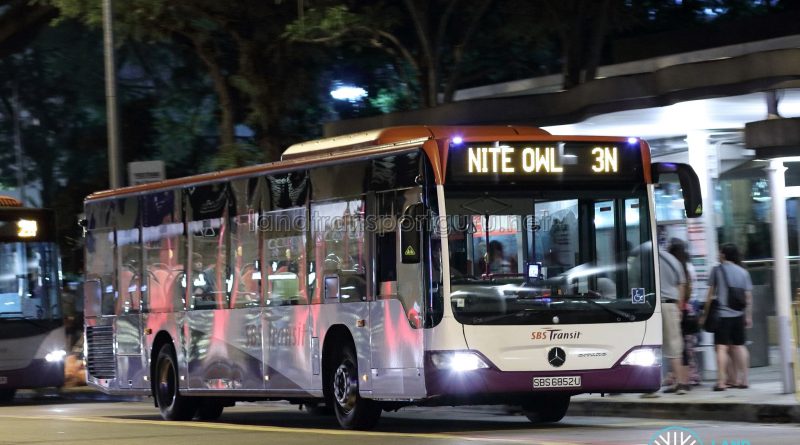 Nite Owl 3N - SBS Transit Mercedes-Benz Citaro (SBS6852U)