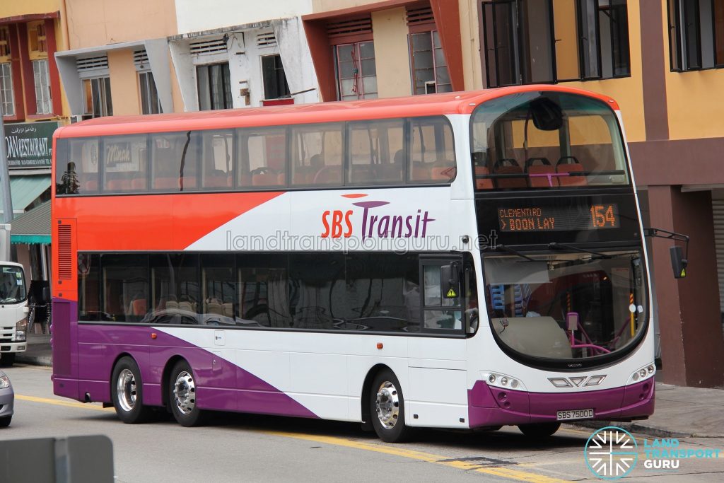 Bus Service 154 - SBS Transit Volvo B9TL Wright (SBS7500D)