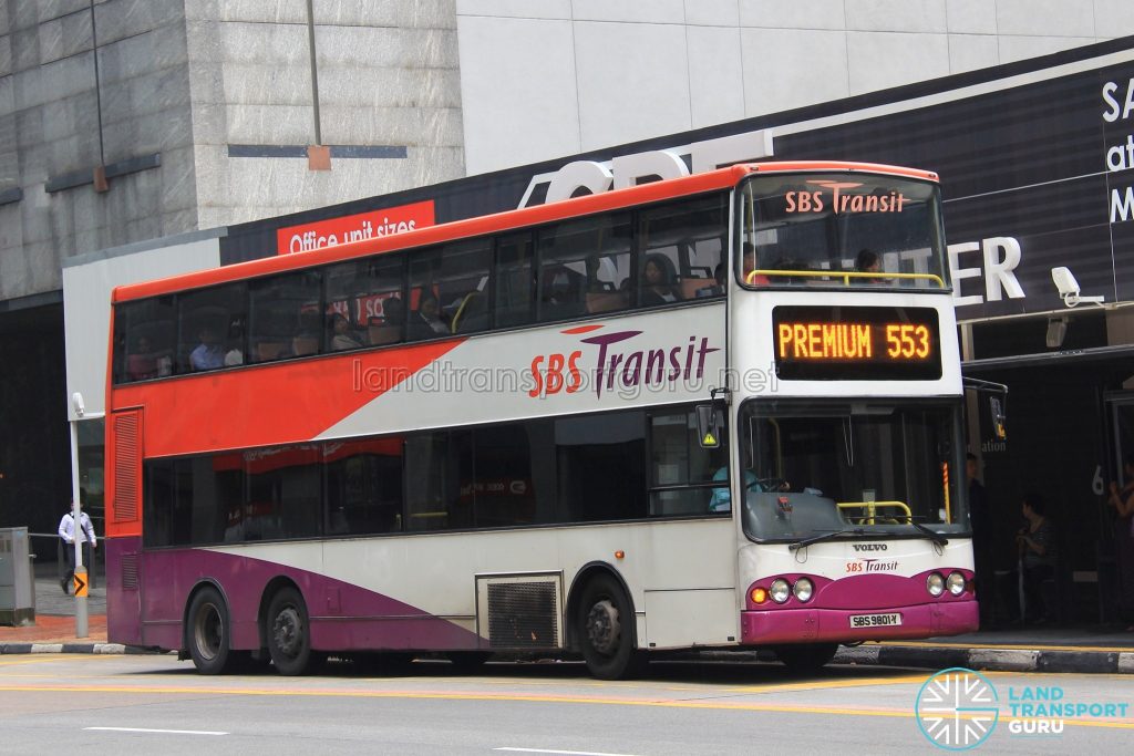 Premium 553 - SBS Transit Volvo B10TL (SBS9801Y)