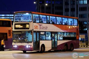 Bus 72 - SBS Transit Volvo B10TL (SBS9808D)