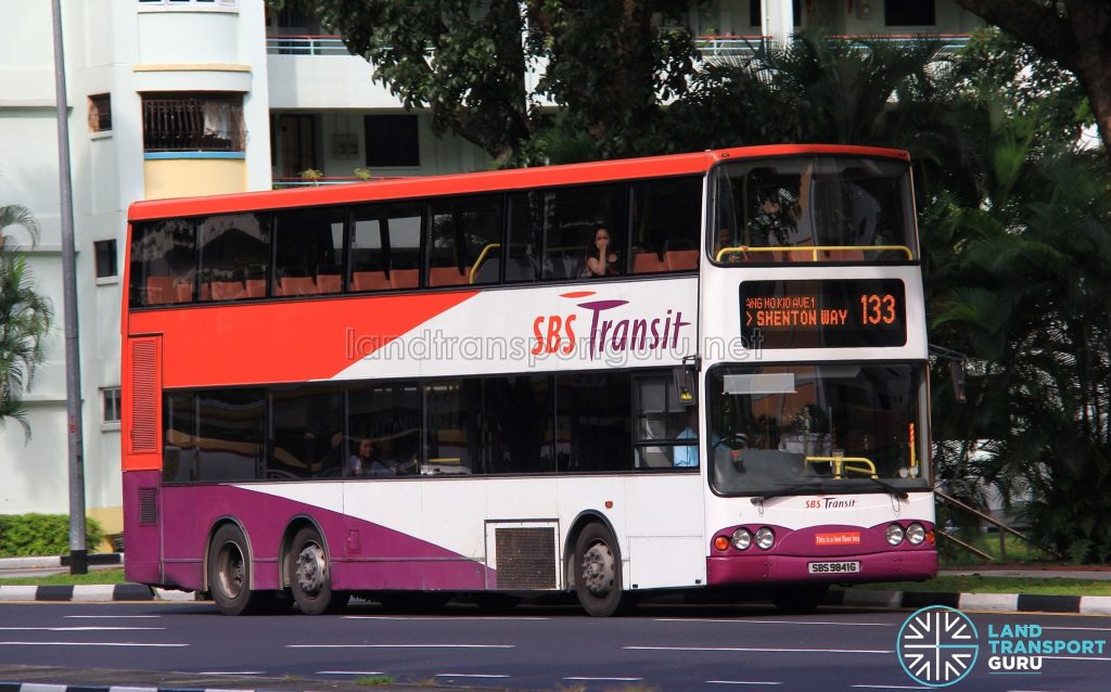 Bus Service 133 - SBS Transit Volvo B10TL (SBS9841G)