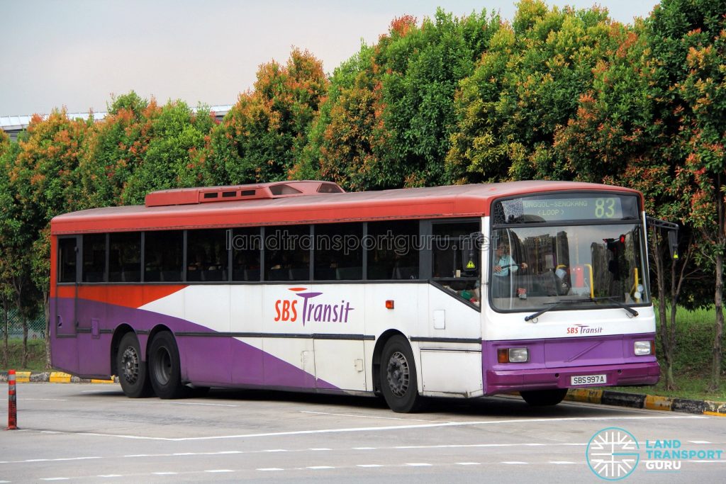 Bus 83 - SBS Transit Volvo B10M 14.5 ‘Superlong’ (SBS997A)
