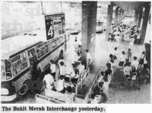 Bukit Merah Bus Interchange (January 1983) - Photo from the National Archives