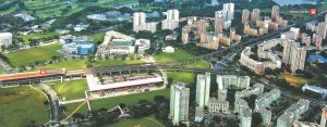 Aerial view of Jurong East Bus Interchange (1985-2011) (Photo: URA)