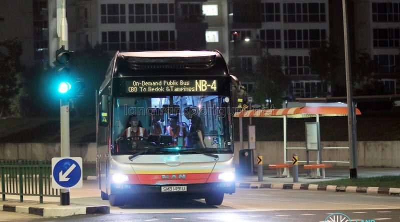 On-Demand Public Bus - Night Bus (CBD to Bedok and Tampines)