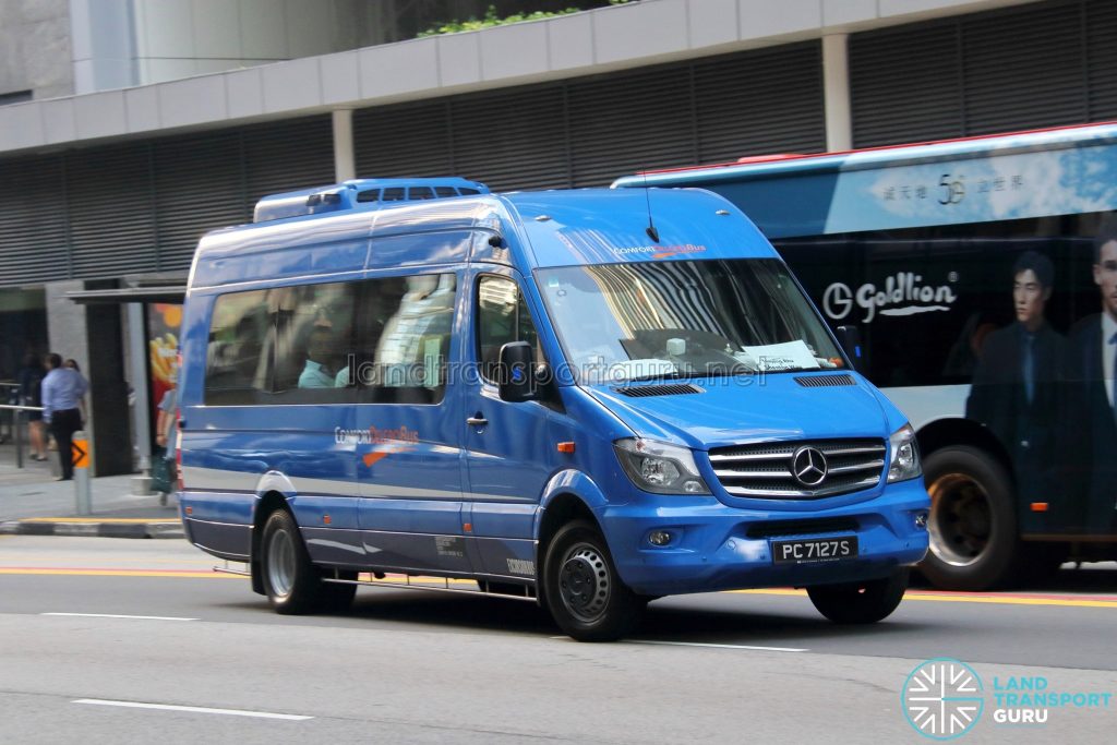 Tanjong Rhu - Raffles Place Premium Bus Service - ComfortDelGro Bus Mercedes-Benz Sprinter (PC7127S)
