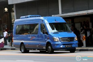 Tanjong Rhu - Raffles Place Premium Bus Service - ComfortDelGro Bus Mercedes-Benz Sprinter (PC7212D)