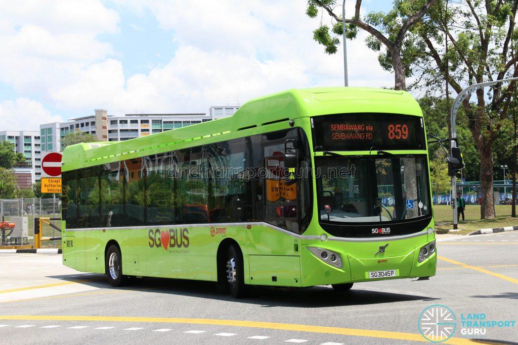 SMRT Bus Service 859 - Volvo B5LH (SG3045P)