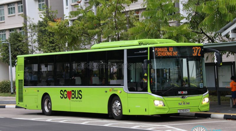 Bus 372 - SBS Transit MAN Lion's City A22 (SG1846H)