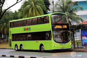 Bus Service 178 - SMRT Buses Volvo B9TL Wright (SG5173P)
