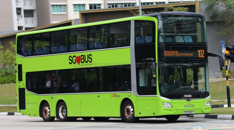 Bus 102 - SBS Transit MAN Lion's City DD A95 (SG5956Y)