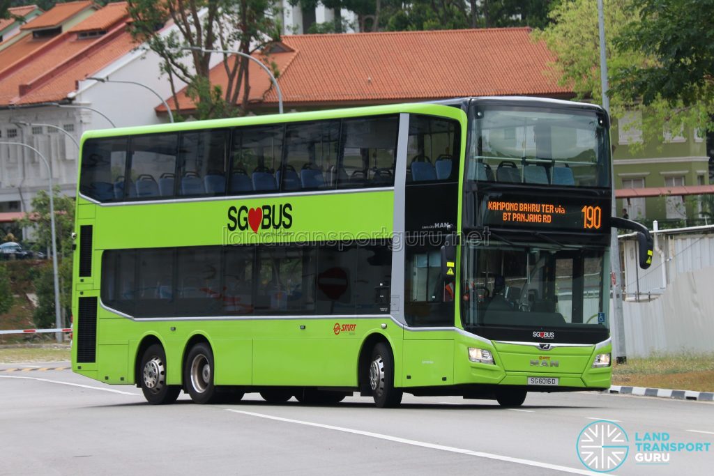 Bus 190 - SMRT Buses MAN A95 (SG6016D)