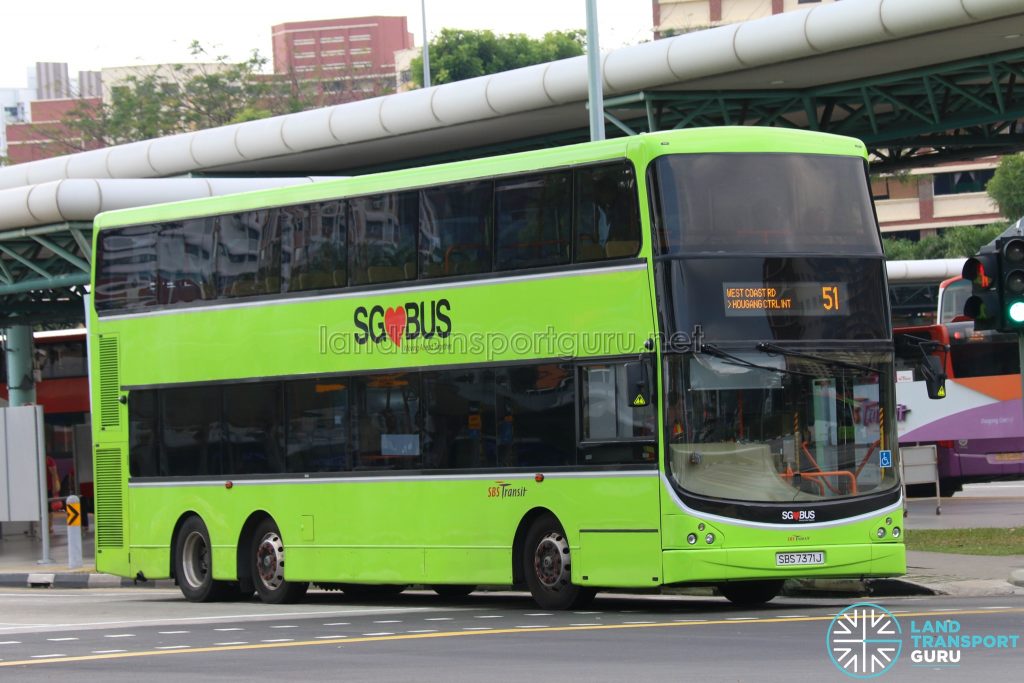 Bus 51 - Volvo B9TL CDGE (SBS7371J)